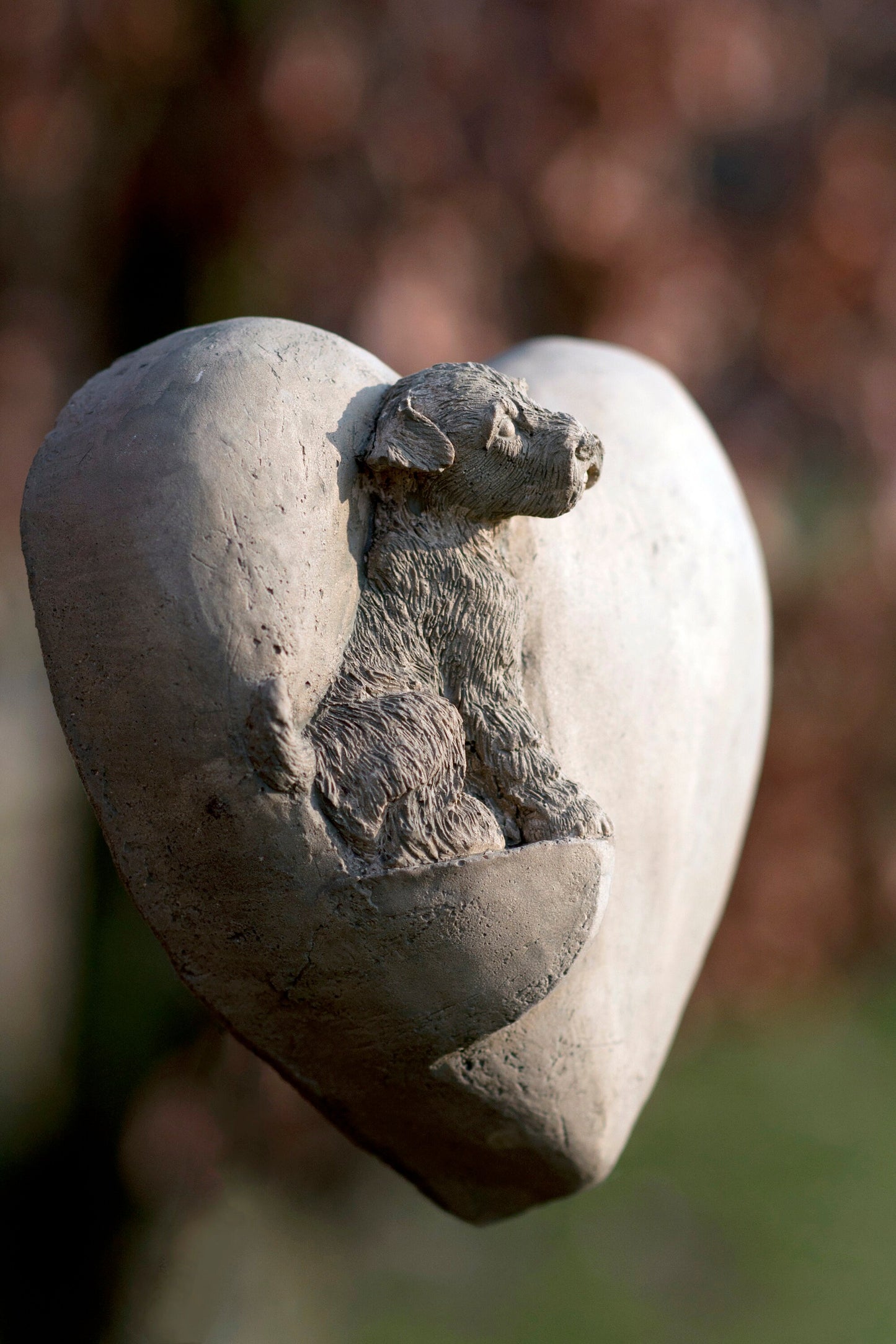 Hundeherz | Gedenkstein für Hunde