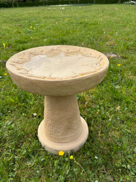 Vogeltränke Engelschale optional mit Kristallkugel